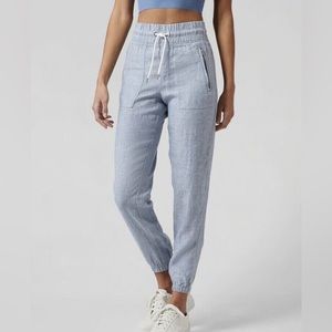 ATHLETA Cabo Linen Jogger Size 8